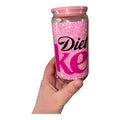 Glitter Diet Coke Cup
